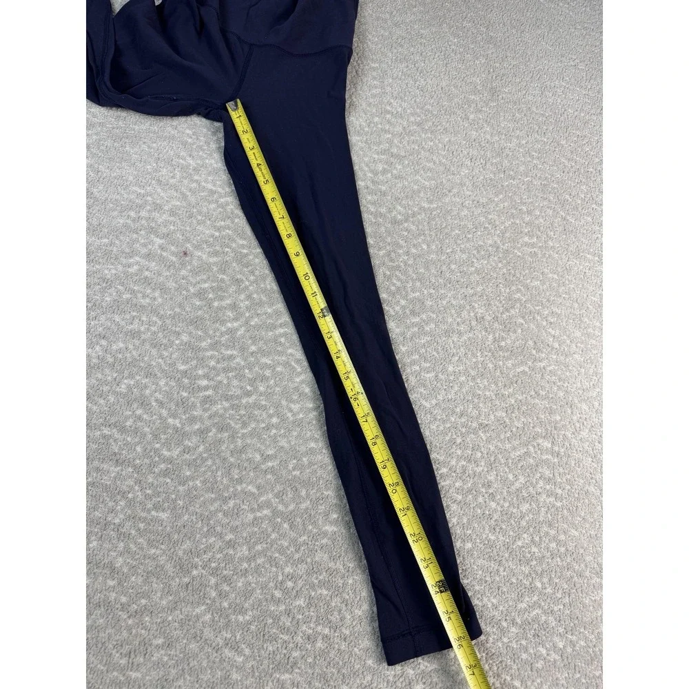 Lululemon Leggings Womens 4 Blue High Rise Ankle Yoga Gym Athletic Stretch‎